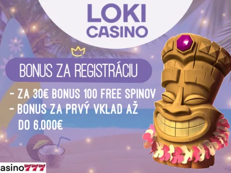 Vstupné bonusy v LOKI Casino